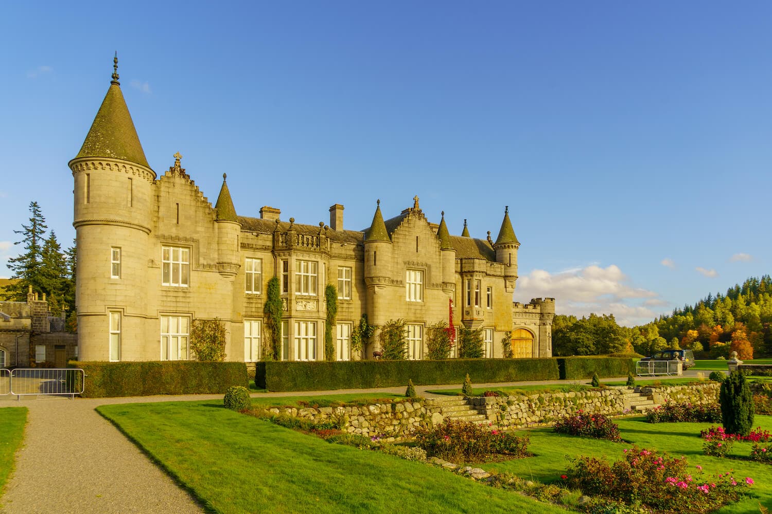 Balmoral Castle in Aberdeenshire Scotland UK